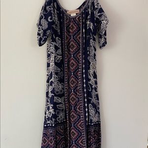 Band Of Gypsies Cold Shoulder Dress Small